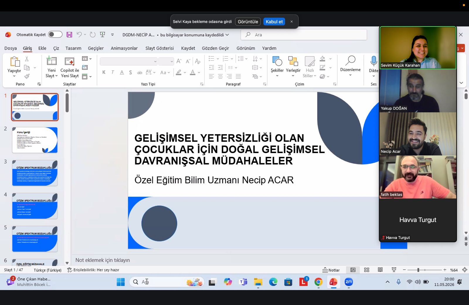 Eğitimde Oyun ve Müzik Vaka Sunumu